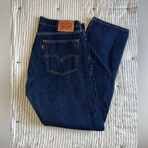 Men’s Levis 505, Dark wash, 36x32